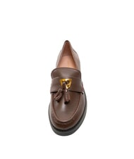 COCCINELLE BEAT SELLERIA Mocassins en cuir à pompon brunette - Chaussures Femme - 3