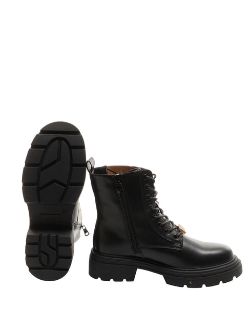 GEO Bottine amphibie à imprimé Noir - Chaussures Femme