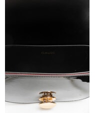 GAUDÌ EVELYN LAK Petit sac à bandoulière en cuir verni NOIR - Sacs pour Femme - 5