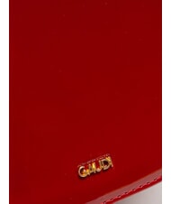 GAUDÌ EVELYN LAK Petit sac à bandoulière en cuir verni ROUGE - Sacs pour Femme - 3