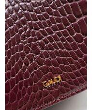 GAUDÌ EVELYN COCCO Petit sac à bandoulière imprimé vin - Sacs pour Femme - 4