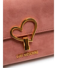 LOVE MOSCHINO SMART DAILY Sac à bandoulière avec rabat rose antique - Sacs pour Femme - 3