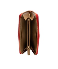 LOVE MOSCHINO QUILTED Grand portefeuille zipp&eacute; ROUGE - Portefeuilles Femme - 2