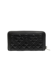 LOVE MOSCHINO QUILTED Grand portefeuille zippé po00bx - Portefeuilles Femme - 3