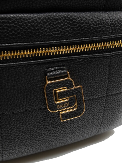 ESMERALDA Sac &agrave; dos avec poign&eacute;e en cha&icirc;ne NOIR - Sacs pour Femme