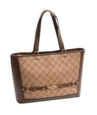GAUDÌ NEW DIAZ Sac shopping avec logo jacquard bronzage - Sacs pour Femme - 2