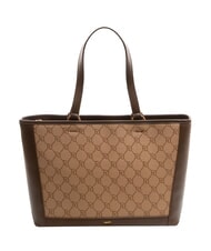 GAUDÌ NEW DIAZ Sac shopping avec logo jacquard bronzage - Sacs pour Femme - 4