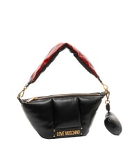 LOVE MOSCHINO PUFFY LOGO Petit sac bandoulière pochette coeur - Sacs pour Femme