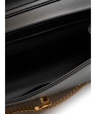 LOVE MOSCHINO SMART DAILY Pochette avec bandoulière en chaîne Noir - Sacs pour Femme - 5