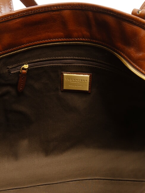 STORY DONNA Sac à bandoulière en cuir MARRON - Sacs pour Femme