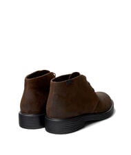 CAMPER DEAN Bottines &agrave; lacets en cuir nubuck brun fonc&eacute; - Chaussures Homme - 3