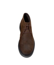 CAMPER DEAN Bottines &agrave; lacets en cuir nubuck brun fonc&eacute; - Chaussures Homme - 4