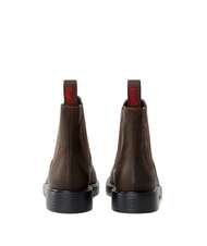 CAMPER DEAN Bottines Chelsea en cuir nubuck brun foncé - Chaussures Homme - 4