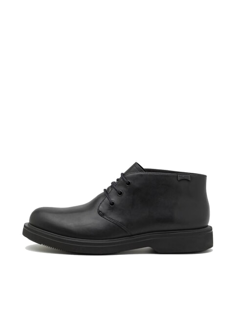 NORMAN Bottines en cuir à lacets noir - Chaussures Homme