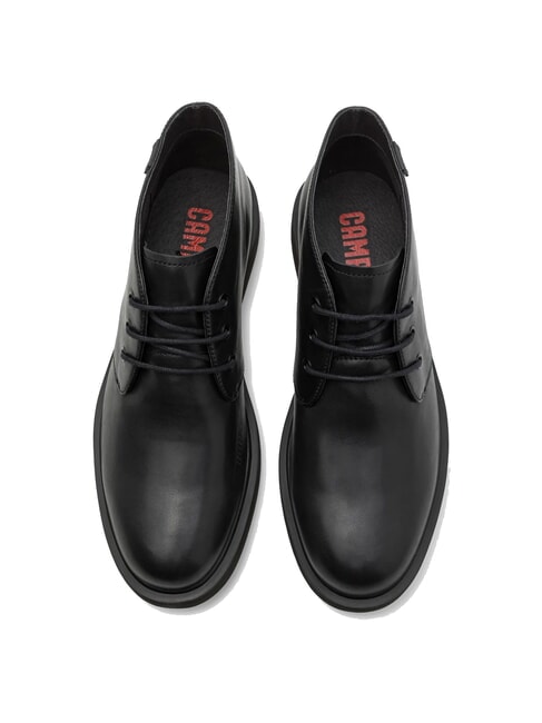 NORMAN Bottines en cuir à lacets noir - Chaussures Homme