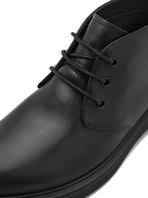NORMAN Bottines en cuir à lacets noir - Chaussures Homme