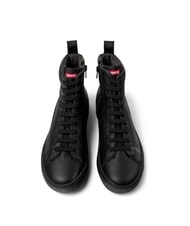 CAMPER PEU TOURING Bottines de sport en cuir noir - Chaussures Femme - 3