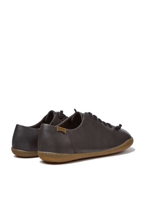 PEU CAMI Chaussures en cuir gris fonc&eacute; - Chaussures Homme