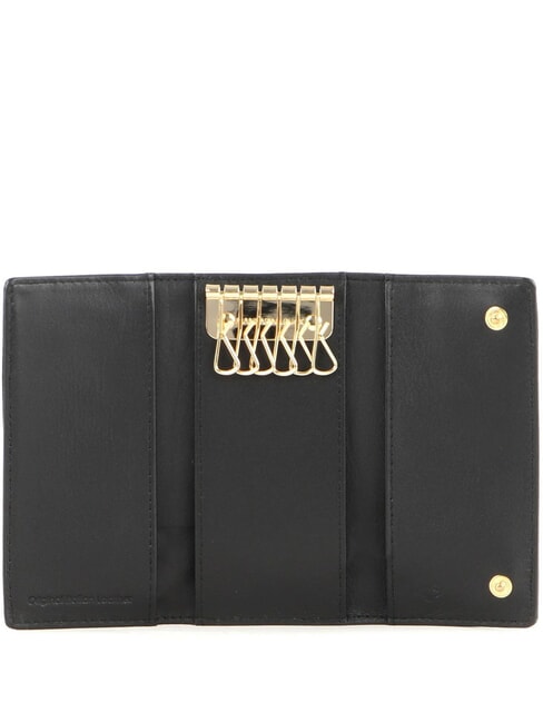 LUNA Étui à clés en cuir NOIR - Porte-clés