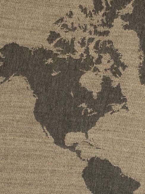 GEO &Eacute;charpe &agrave; franges BEIGE - &Eacute;charpes