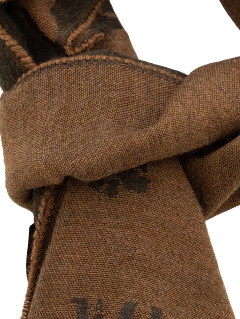 GEO &Eacute;charpe &agrave; franges ch&acirc;taigne - &Eacute;charpes