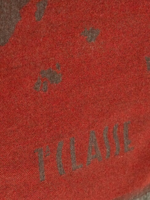 GEO &Eacute;charpe &agrave; franges &eacute;rable rouge - &Eacute;charpes