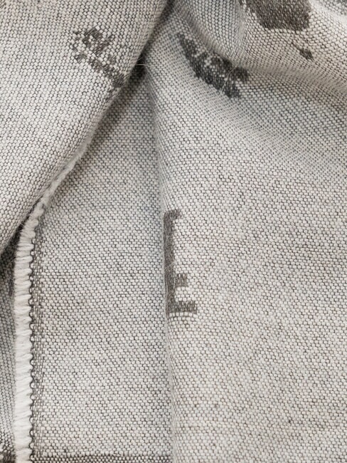 GEO &Eacute;charpe &agrave; franges bleu ciel - &Eacute;charpes