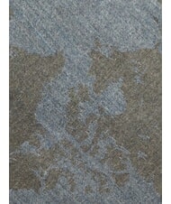 ALVIERO MARTINI PRIMA CLASSE GEO Écharpe à franges bleu lapis - Écharpes - 5