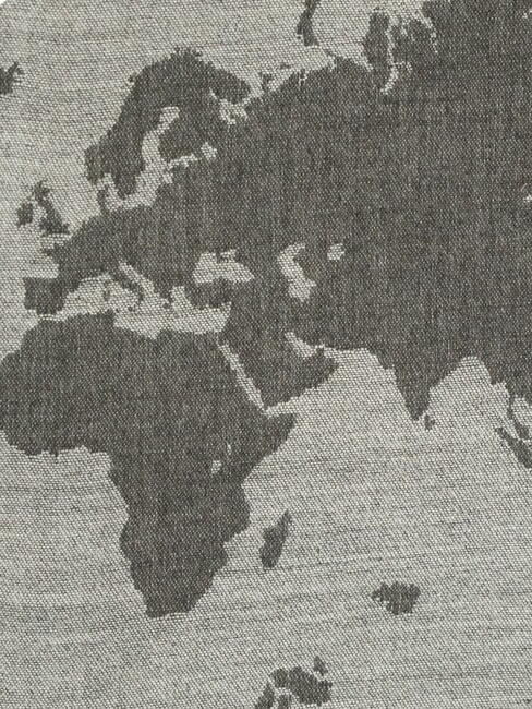 GEO &Eacute;charpe &agrave; franges GRIS - &Eacute;charpes