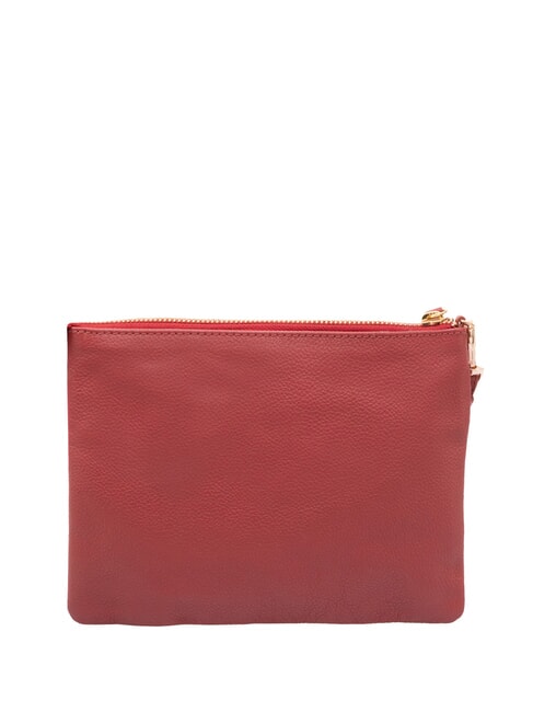 SMALL Petite pochette en cuir avec dragonne rouge - Sacs pour Femme