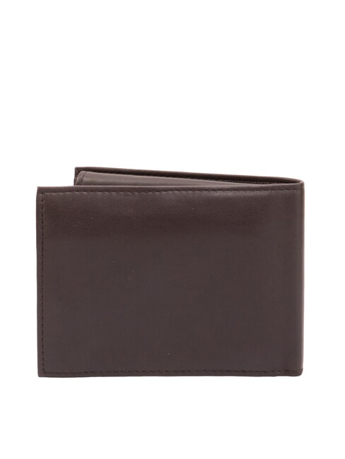 CLASSIC Portefeuille porte-monnaie en cuir marron foncé - Portefeuilles Homme