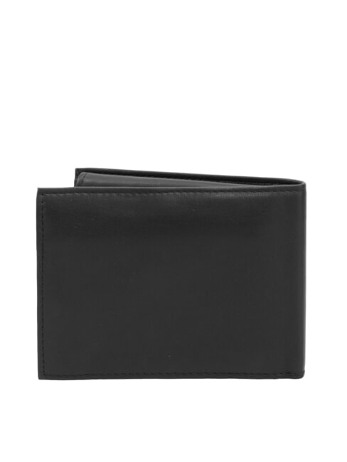 CLASSIC Portefeuille porte-monnaie en cuir noir - Portefeuilles Homme