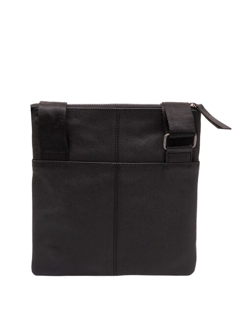 KENNEBUNK Sac en cuir avec poche noir - Sacs en Bandoulières pour Homme