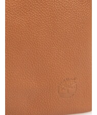 TIMBERLAND SMALL Petite pochette en cuir avec dragonne Cognac - Sacs pour Femme - 3