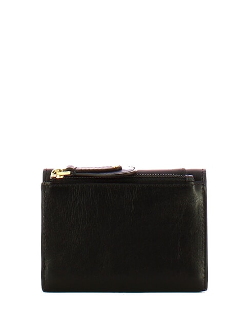 CECILIA Portefeuille en cuir black Gold - Portefeuilles Femme