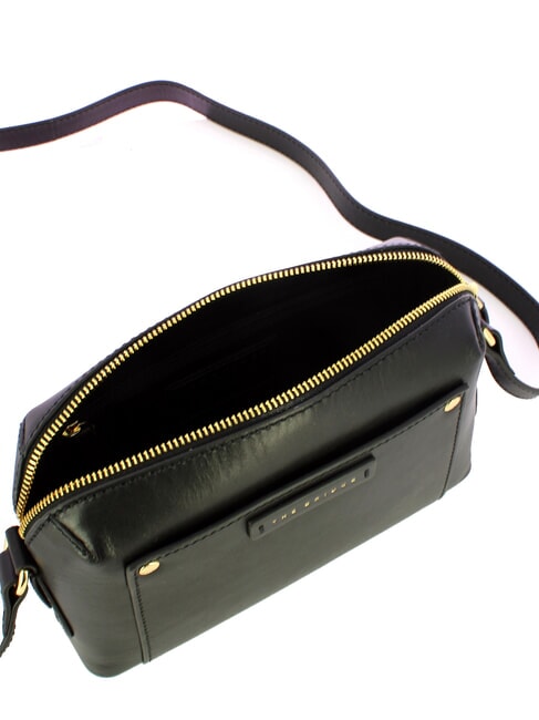 CECILIA Sac bandouli&egrave;re en cuir black Gold - Sacs pour Femme