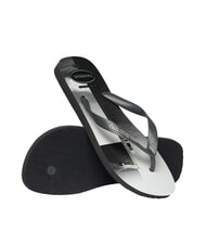 HAVAIANAS TOP SURFER Tongs nouveau graphite/nouveau graphite - Chaussures Homme - 5