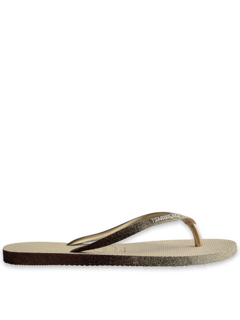 SLIM SPARKLE Tongs SAND / GREY - Chaussures Femme