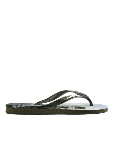 TOP SURFER Tongs vert olive - Chaussures Homme