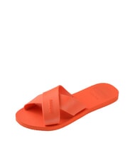 HAVAIANAS AQUA Chausson à bandes croisées coucher de soleil orange - Chaussures Femme - 3