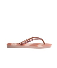 HAVAIANAS STYLESLIM SQUARE GLITTER Tongs carrées ballet rose - Chaussures Femme - 2