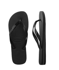 HAVAIANAS TOP RUBBER LOGO FILETE Tongs NOIR - Chaussures Homme - 4
