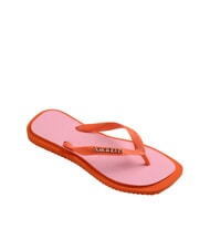 HAVAIANAS TOP SQUARE FUSION Tongs coucher de soleil orange - Chaussures Femme - 3