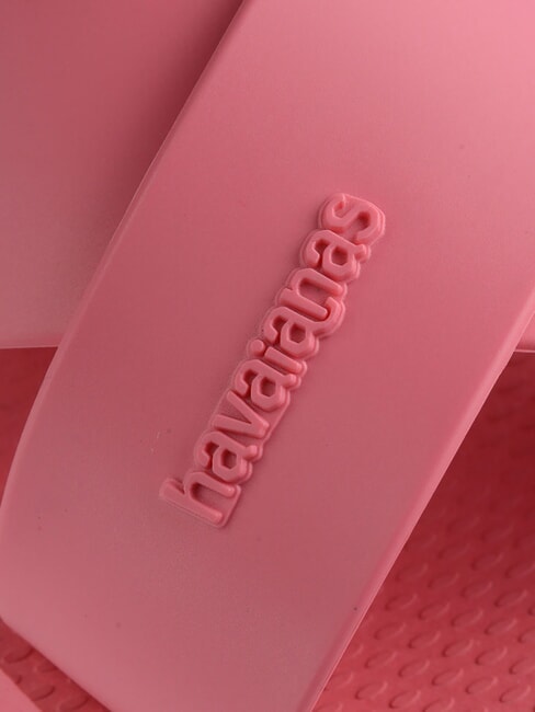 AQUA Chausson &agrave; bandes crois&eacute;es porcelaine rose - Chaussures Femme