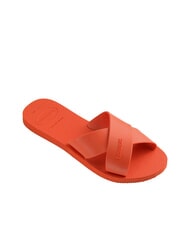 HAVAIANAS AQUA Chausson à bandes croisées coucher de soleil orange - Chaussures Femme - 4