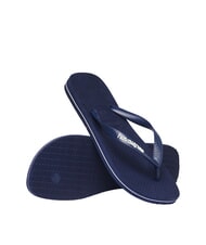 HAVAIANAS TOP RUBBER LOGO FILETE Tongs navyblu - Chaussures Homme - 3