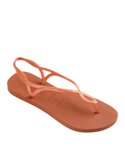 Tongs LUNA orange du Cerrado - Chaussures Femme