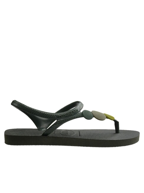 FLASH URBAN PLUS Sandales tongs vert olive - Chaussures Femme