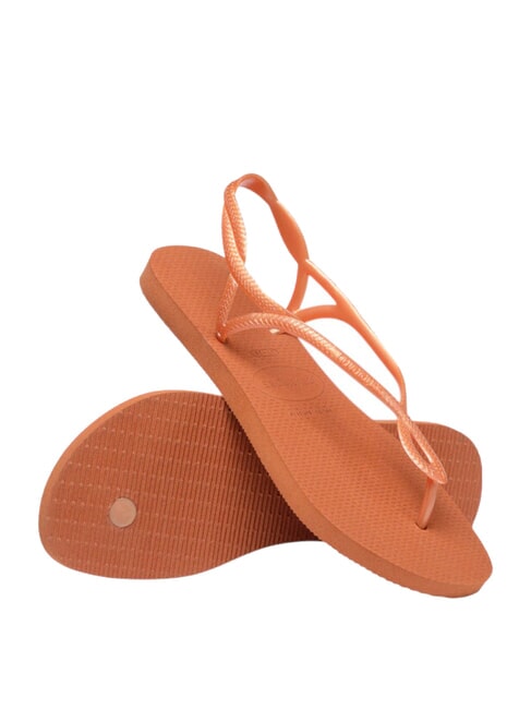 Tongs LUNA orange du Cerrado - Chaussures Femme