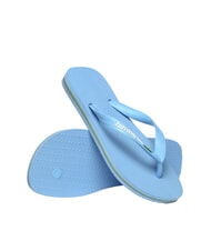 HAVAIANAS BRASIL LOGO Les tongs pour hommes bleu lavande/blanc - Chaussures unisexe - 3
